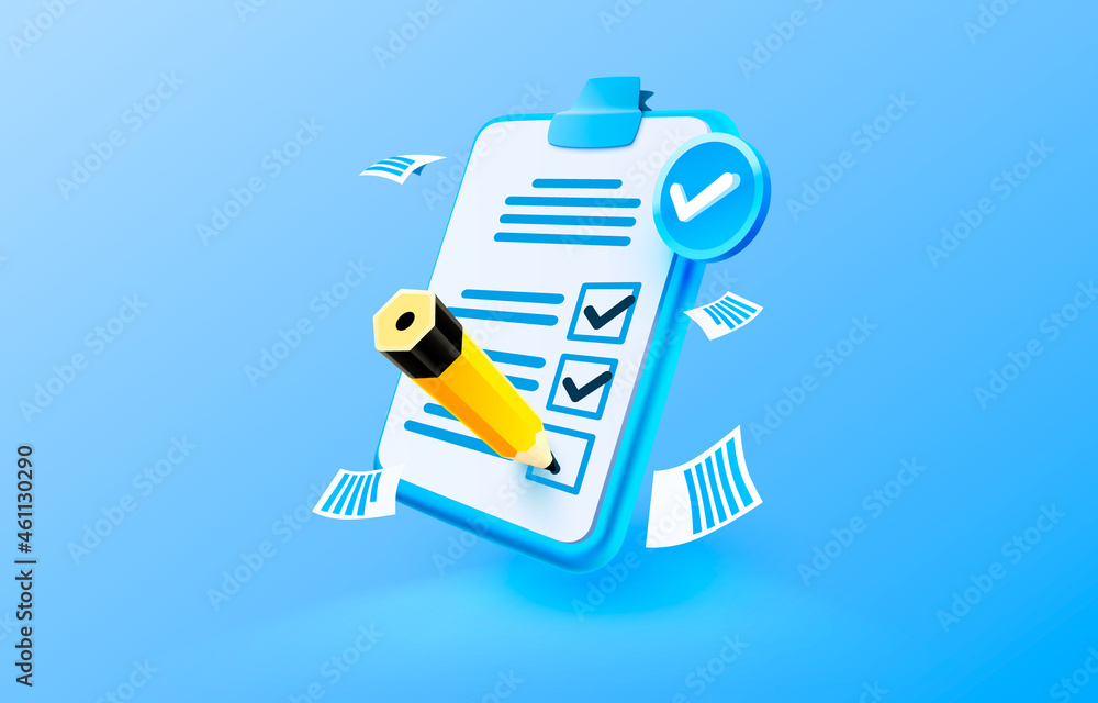 Clipboard communication, management service page, business paper. Vector Clipboard communication, management service page, business paper. Vector