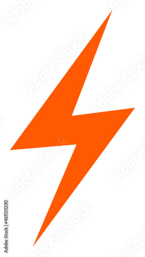 Free Download Electrical hazard icon with flat style. Isolated vector electrical hazard icon image, simple style. - GFXLoad
