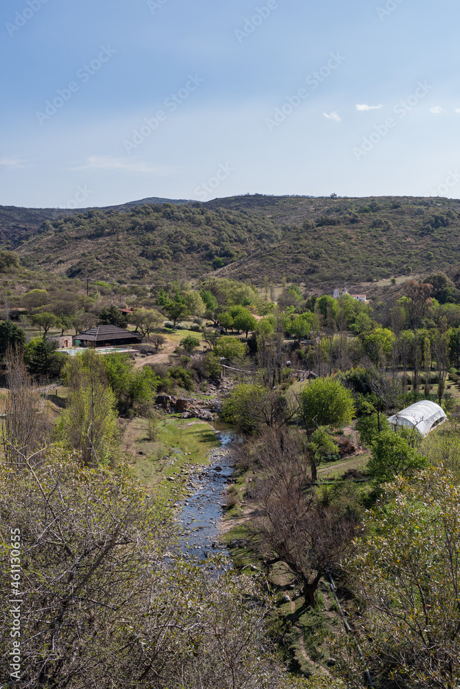 Fototapeta premium view of the mountains candonga cordoba argentina