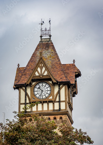 The Barrett Browning Memorial Clock Tower, Ledbury, Herefordshire, England photo