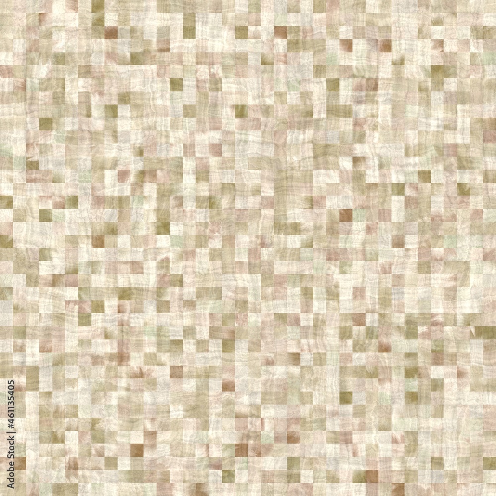 Seamless square tile faux wall mosaic pattern for surface design and print. High quality illustration. Detailed ornate grid repeat swatch. Seamless square tile faux wall mosaic pattern for surface design and print. High quality illustration. Detailed ornate grid repeat swatch.
