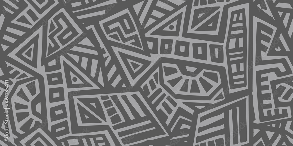 Unique Geometric Vector Seamless Pattern made in ethnic style. Aztec textile print. African traditional design. Creative boho pattern. Perfect for site backgrounds, wrapping paper and fabric design. Unique Geometric Vector Seamless Pattern made in ethnic style. Aztec textile print. African traditional design. Creative boho pattern. Perfect for site backgrounds, wrapping paper and fabric design.
