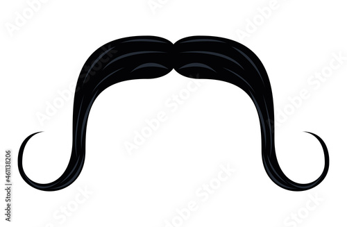 mustache hipster silhouette