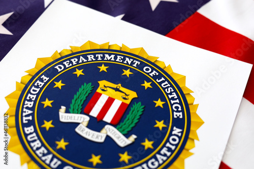 Logo Department of Justice Federal Bureau of Investigation photo