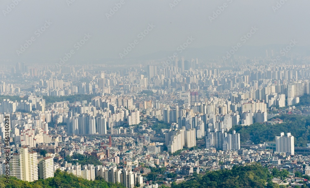 Fototapeta premium view of Seoul