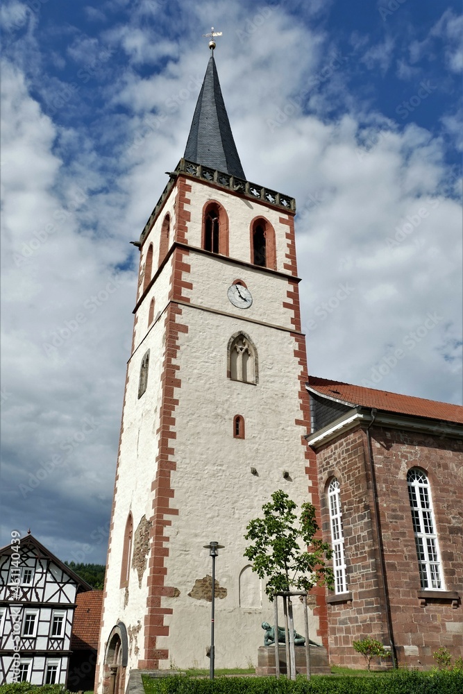 Obraz premium Johanneskirche / Stadtkirche in Vacha / Thüringen