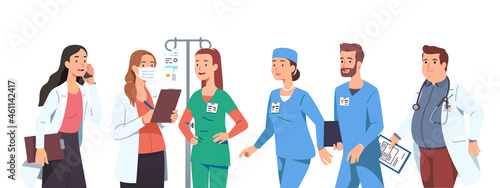 Medical workers jobs, health care professions