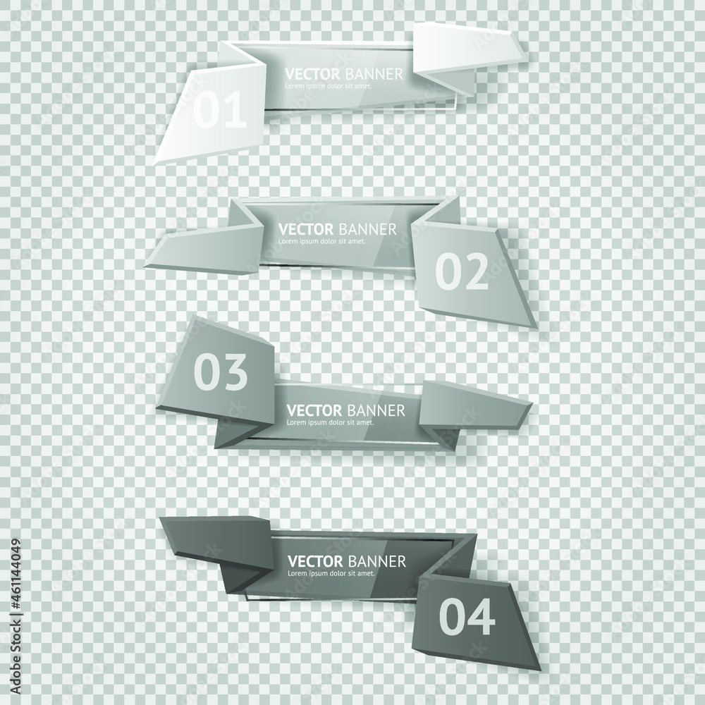 Reflecting glass banner. Gloss reflection 3d panel or clear text box banner on transparent display background vector Reflecting glass banner. Gloss reflection 3d panel or clear text box banner on transparent display background vector