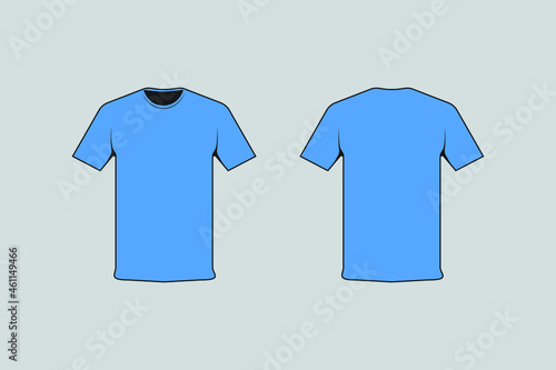 carolina blue t shirt design template