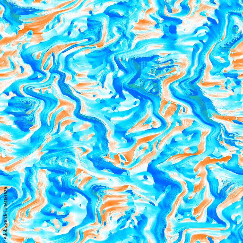 Wavy summer dip dye background. Ombre color blend for beach swimwear, trendy fashion print. Boho dripping wave digital watercolor effect. High resolution artistic seamless pattern material. Wavy summer dip dye background. Ombre color blend for beach swimwear, trendy fashion print. Boho dripping wave digital watercolor effect. High resolution artistic seamless pattern material.