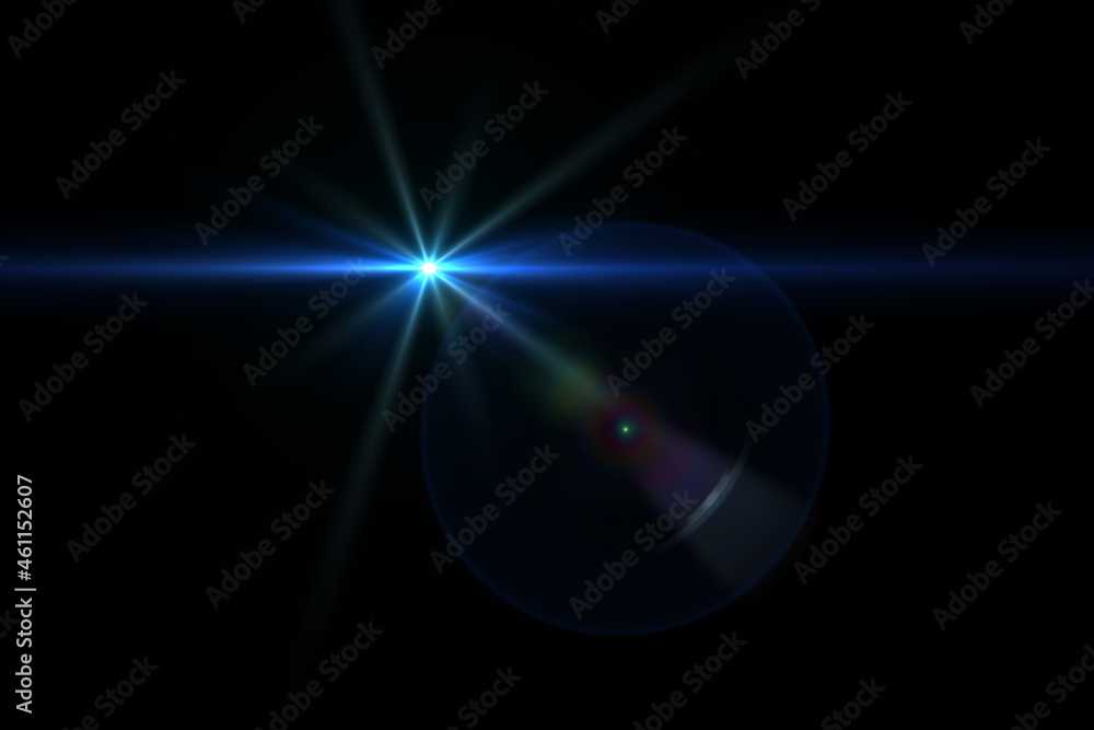Len Flares animation loop Slow motion on black background Len Flares animation loop Slow motion on black background
