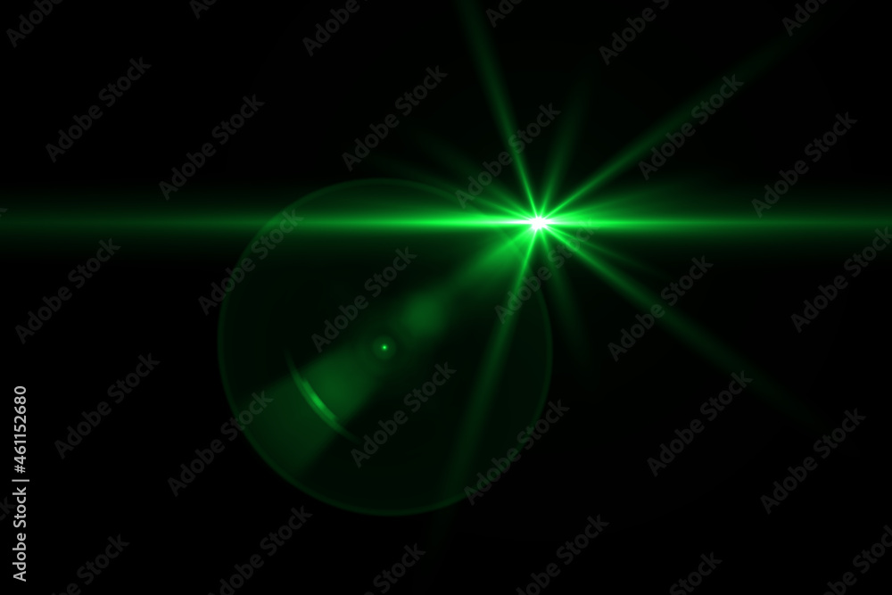 Lens flare effect on black blackground Lens flare effect on black blackground