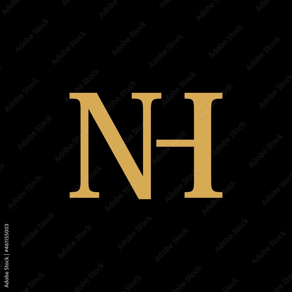 NH Letter Logo Design. Creative Modern Alphabet letters monogram icon NH Letter Logo Design. Creative Modern Alphabet letters monogram icon