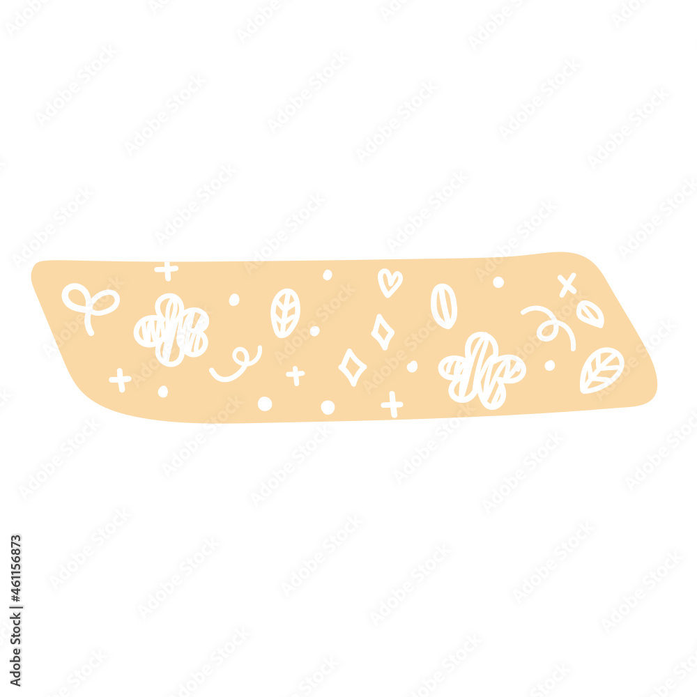 doodle on white washi tape doodle on white washi tape