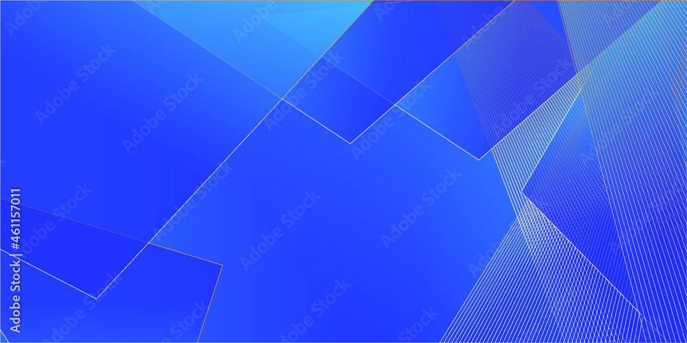 Obraz premium Abstract Blue Background With Triangles