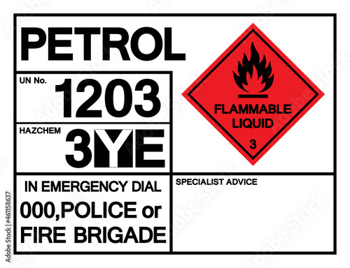 Petrol Symbol Sign, Vector Illustration, Isolate On White Background, Label .EPS10