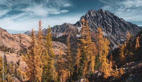 Photos Mt. Stuart and golden larches