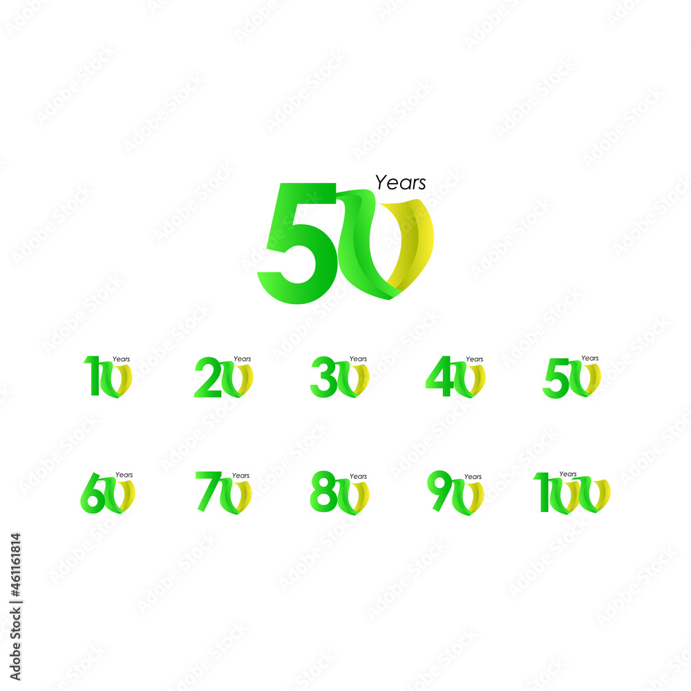 50 Years Anniversary Celebration Vector Template Design Illustration 50 Years Anniversary Celebration Vector Template Design Illustration