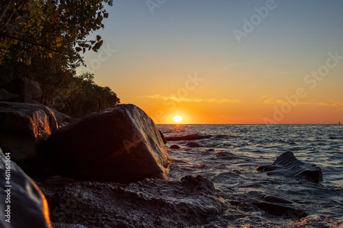 Beach Sunset - Lake Erie - Cleveland, Ohio