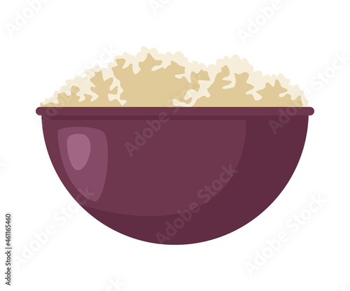 bowl with pop corns