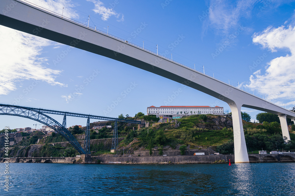 Fototapeta premium rail bridge over the river
