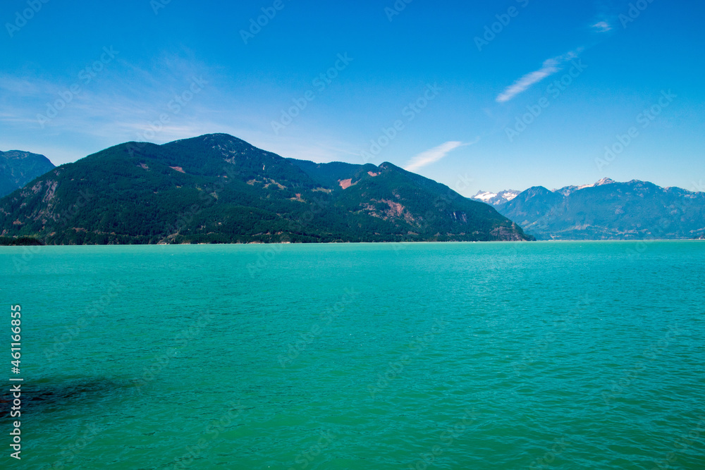 A view of green-blue water