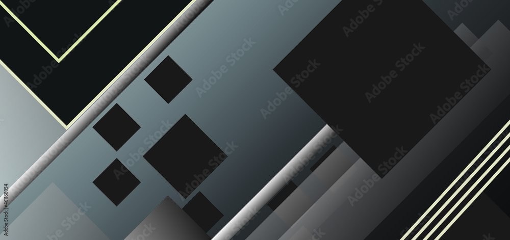 Fototapeta premium Black and White Background With Lines