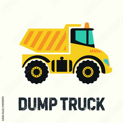 Dump truck heavy construction machine