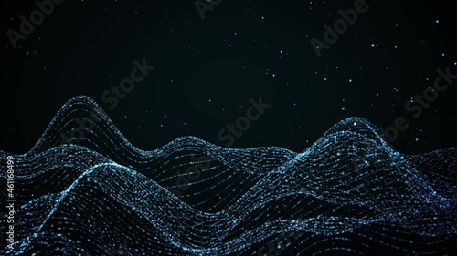 幻想的な波の背景