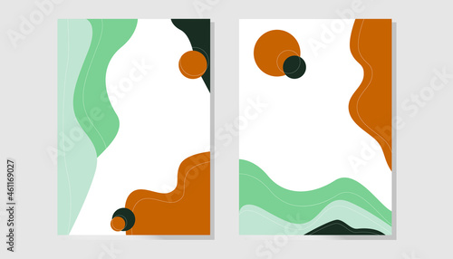 Abstract Background Story Cover Frame Design