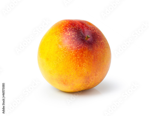 peach isolated on white background