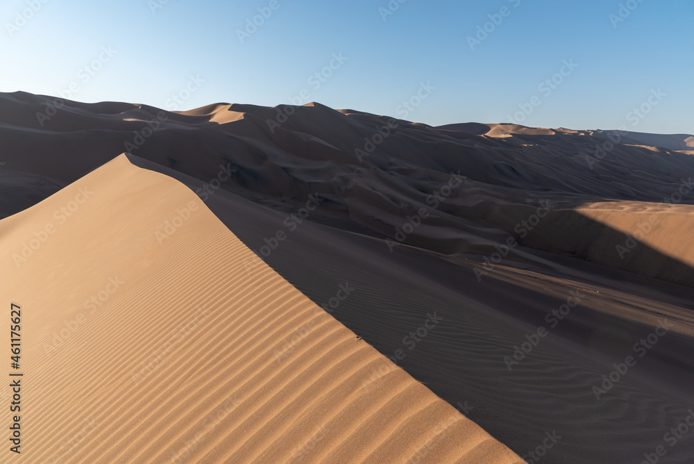 view from Nature and landscapes of dasht e lut or sahara desert. Middle East desert