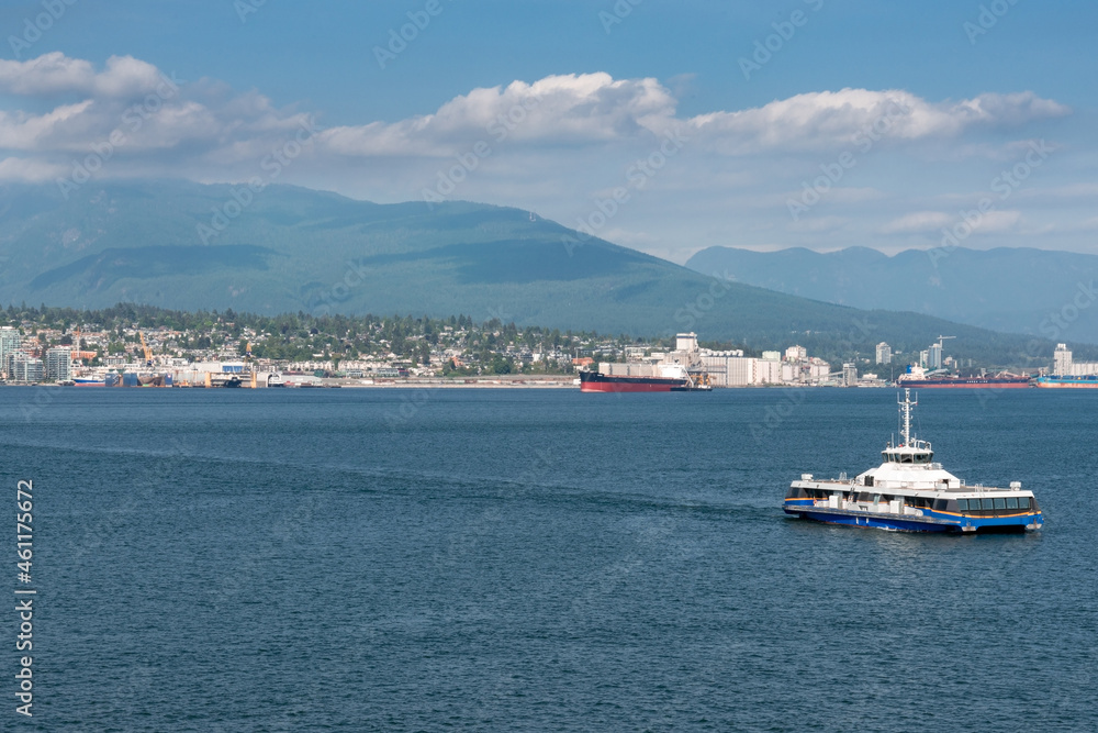 Summer view of Vancouver in Canada