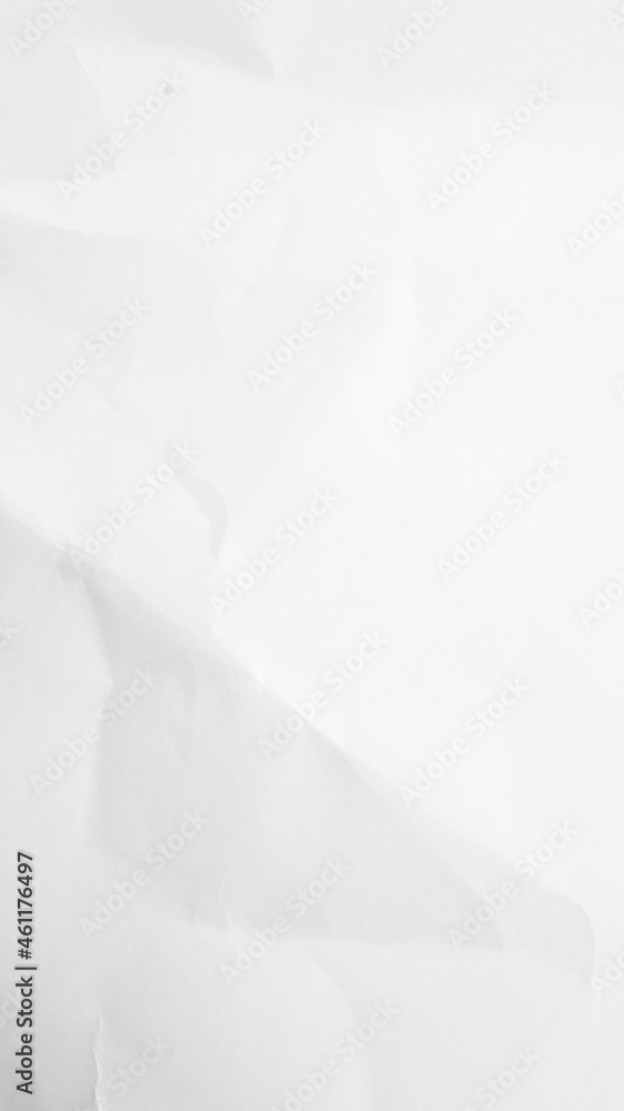 Obraz premium White Paper Texture background. Crumpled white paper abstract shape background with space paper recycle for text