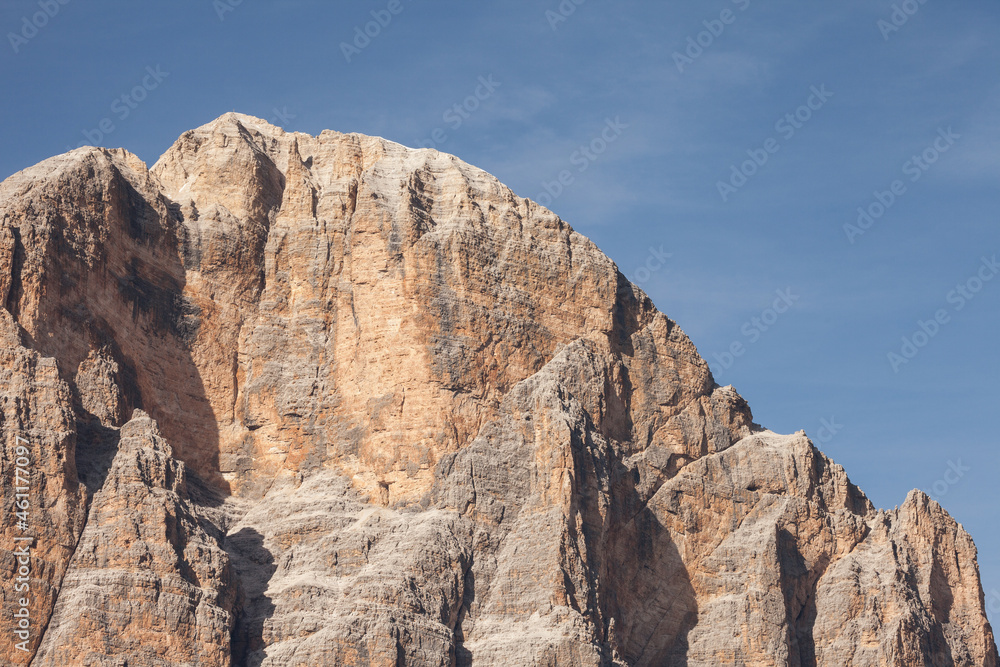 Detail of vertical Dolomites wall in Italy (Tofana di Rozes) Detail of vertical Dolomites wall in Italy (Tofana di Rozes)