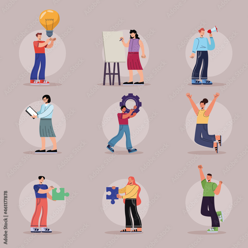 nine innovative persons characters nine innovative persons characters