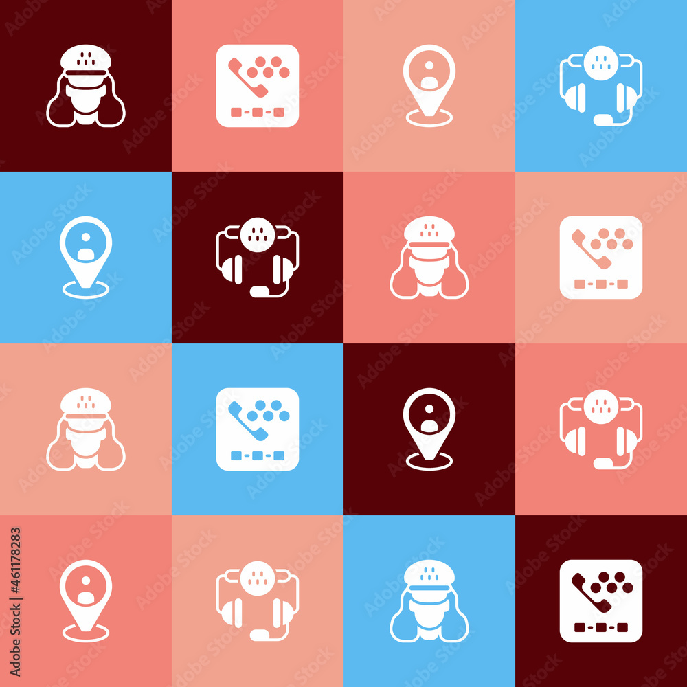 Set pop art Taxi driver, call telephone service, client and icon. Vector Set pop art Taxi driver, call telephone service, client and icon. Vector