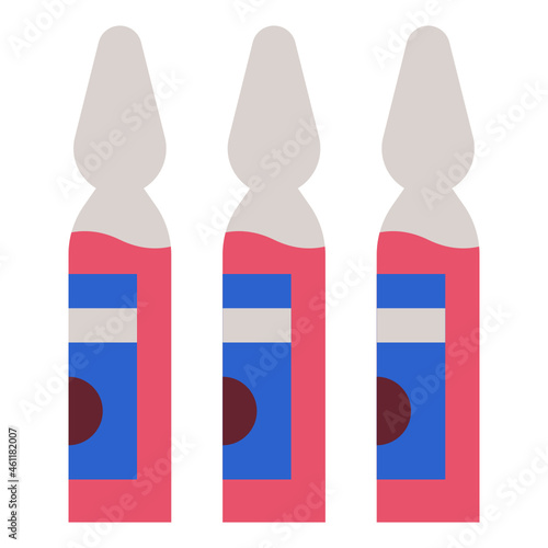 ampoule flat icon