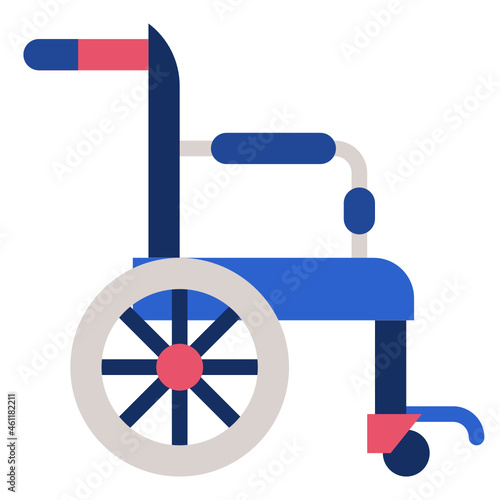 wheelchair flat icon