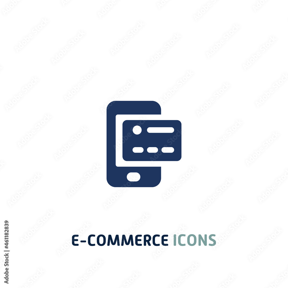online payment flat icon online payment flat icon
