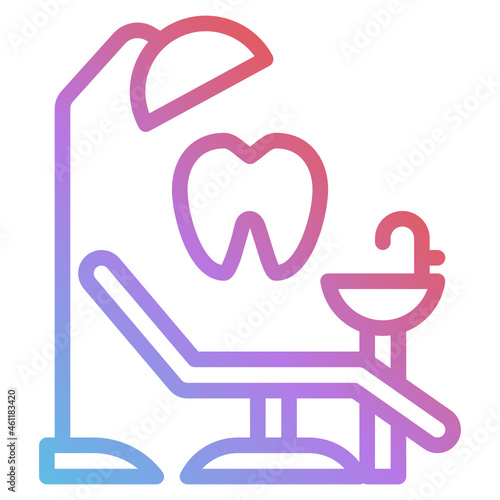 dentist gradient icon