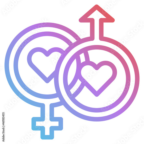gender gradient icon