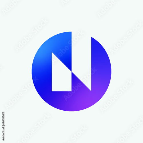 Free Download Letter N app logo, icon, symbol, Minimalist, monogram, vector template, elegant - GFXLoad