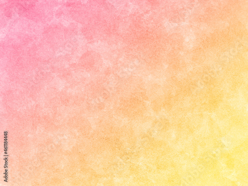 背景　背景素材　テクスチャ　水彩　グランジ　壁紙　グラデーション　質感　素材　ピンク　黄色　オレンジ