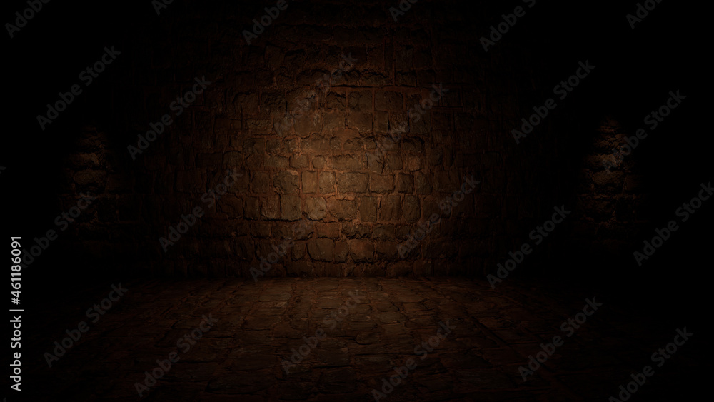 Product Showcase Spotlight Background 3D Rendering