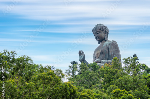 Tian Tan Buddha at Po Lin Monastery Ngong Ping in Hong Kong China