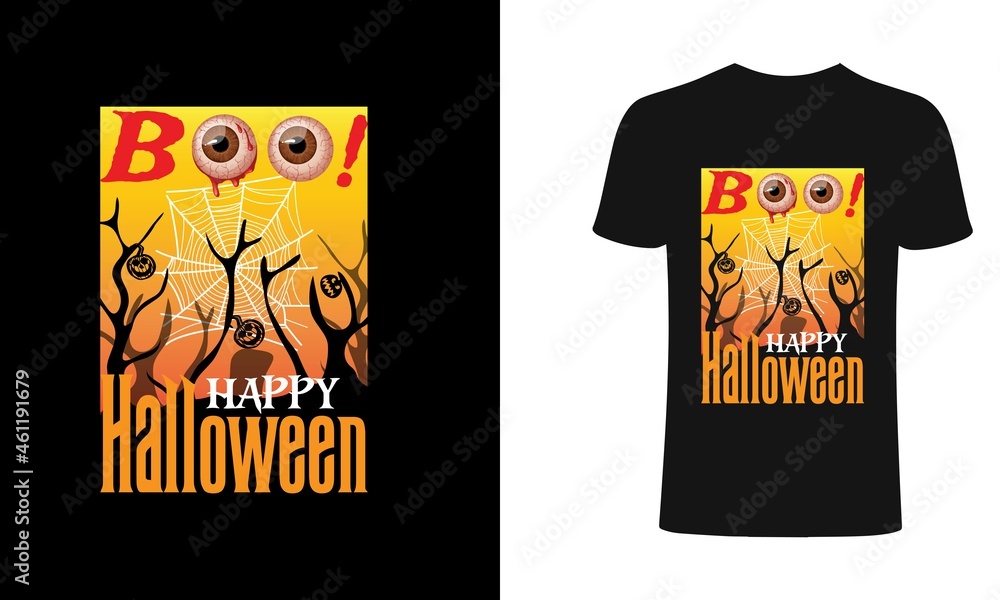 Boo! Happy Halloween t-shirt design. Halloween retro t shirt design. Horror t shirt designs, Retro Halloween t shirts, Print for posters, clothes, advertising. Boo! Happy Halloween . Boo! Happy Halloween t-shirt design. Halloween retro t shirt design. Horror t shirt designs, Retro Halloween t shirts, Print for posters, clothes, advertising. Boo! Happy Halloween .