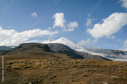 View of Mount Elbrus, Russia.
