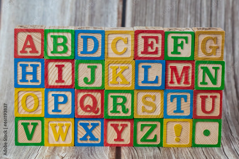 Wooden block of education for kid Wooden block of education for kid
