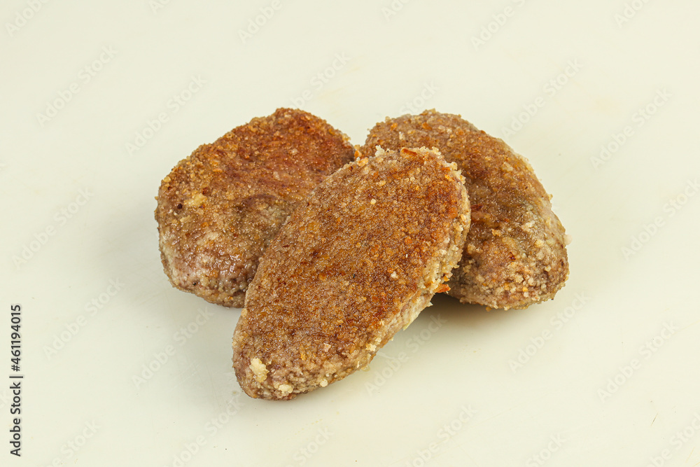 Homemade roasted cutlet minced meat Homemade roasted cutlet minced meat